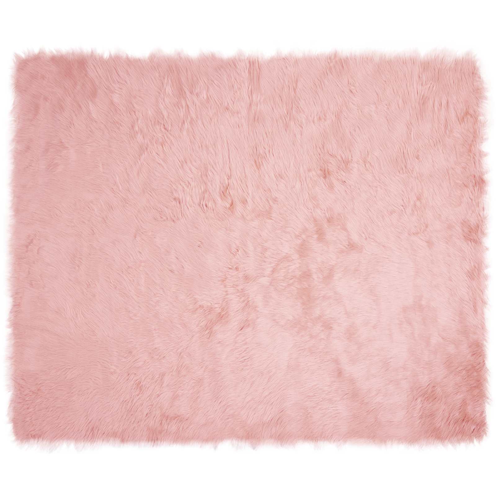 VidaXL tapis en fausse peau de mouton tafalla rose 200 x 280 cm polyester