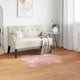 VidaXL tapis en fausse peau de mouton tafalla rose 80 x 120 cm polyester