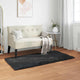 Vidaxx tapis en fausse peau de mouton tafalla noir 80 x 150 cm polyester