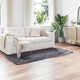 Vidaxl tapis en fausse peau de mouton tafalla anthracite 80 x 200 cm polyester