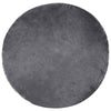 Vidaxx tapis en fausse peau de mouton tafalla anthracite ø 120 cm polyester