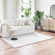VidaXL tapis en fausse fourrure de lapin blanc huile 120 x 170 cm polyester