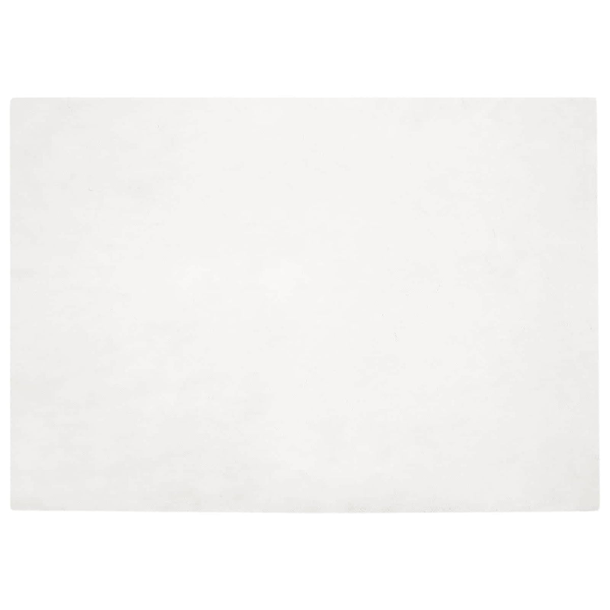 VidaXL tapis en fausse fourrure de lapin huile blanc 140 x 200 cm polyester