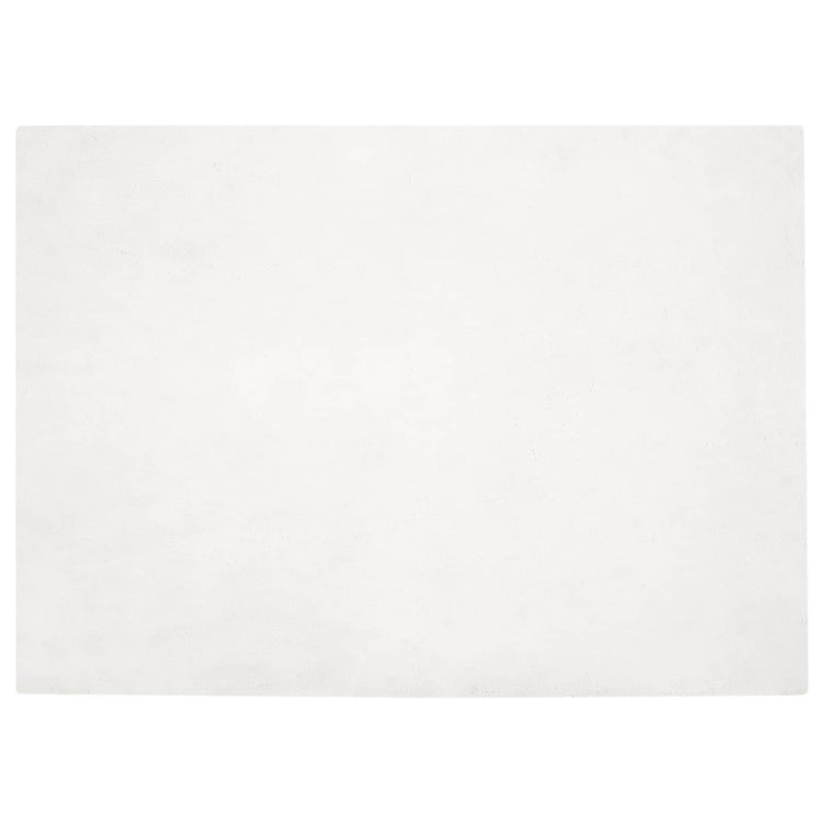 VidaXL tapis en fausse fourrure de lapin blanc huile 200 x 280 cm polyester