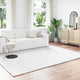 VidaXL tapis en fausse fourrure de lapin Olite blanc 240 x 340 cm polyester
