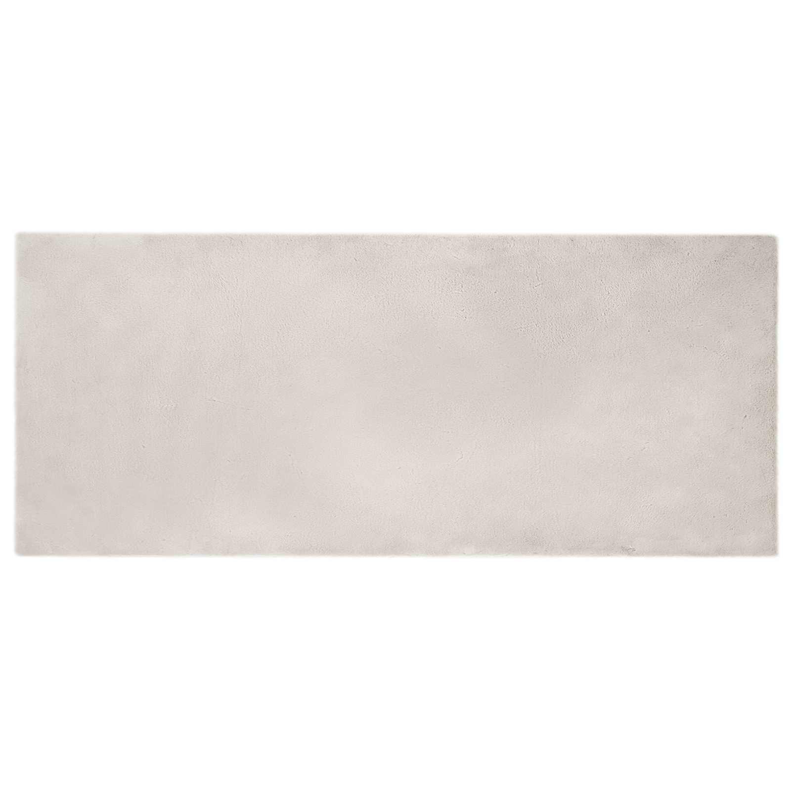 VidaXL tapis en fausse fourrure de lapin beige huileux 100 x 200 cm polyester
