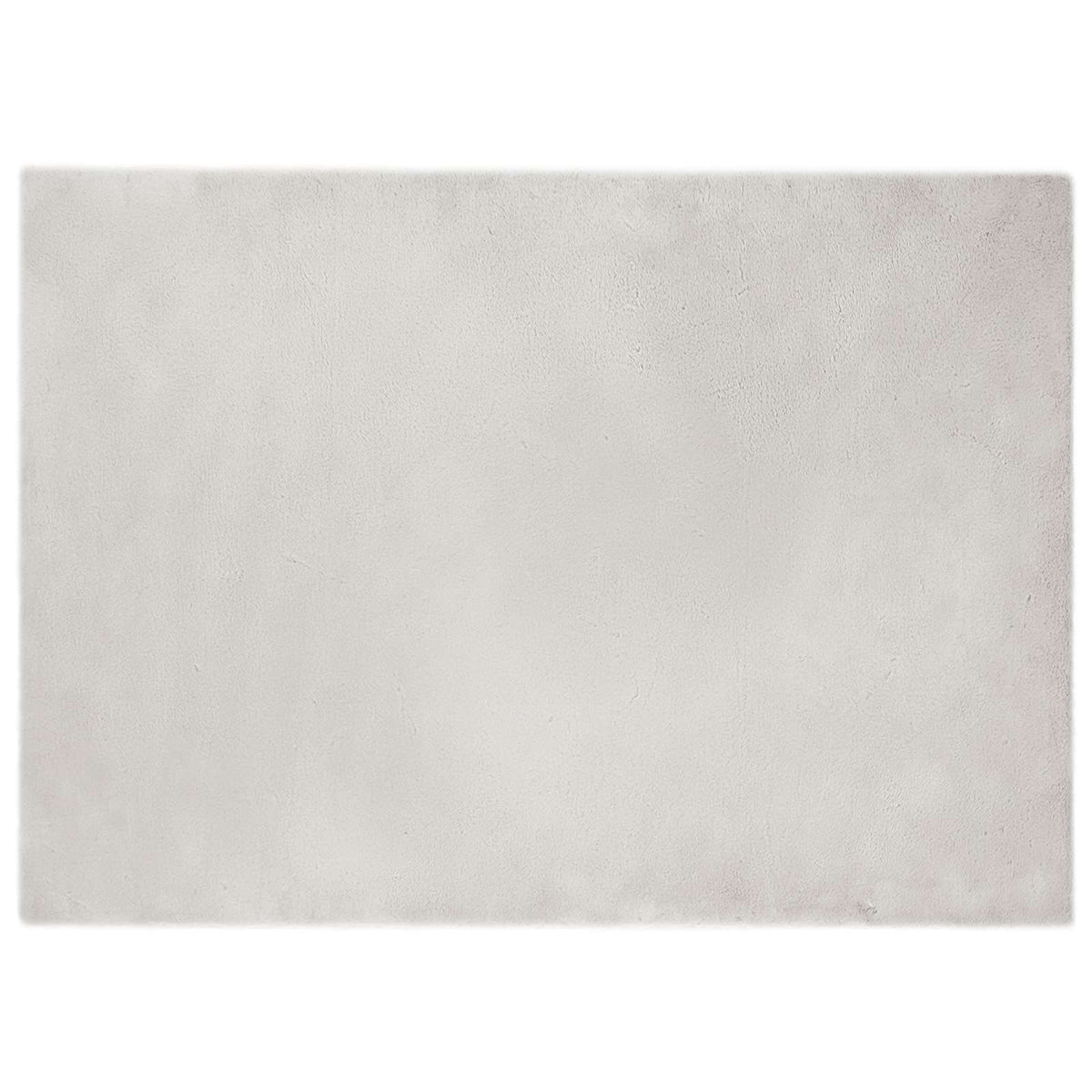 VidaXL tapis en fausse fourrure de lapin beige huileux 200 x 280 cm polyester