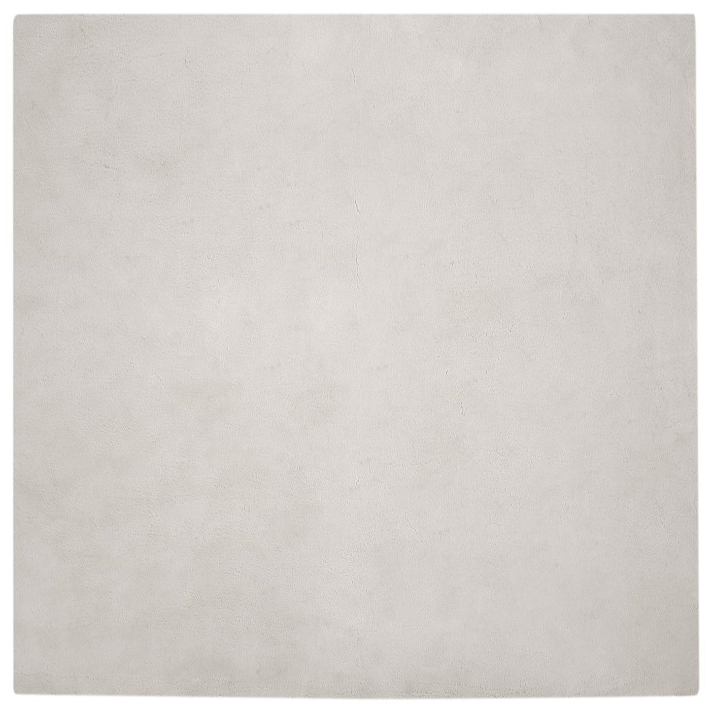 VidaXL tapis en fausse fourrure de lapin beige huileux 200 x 200 cm polyester