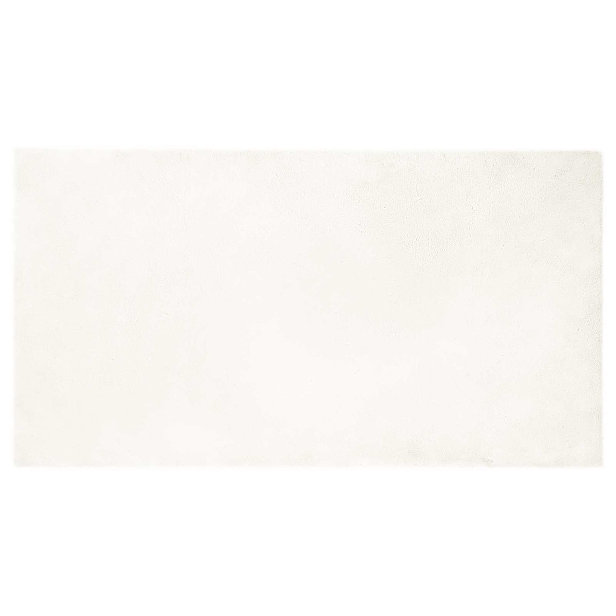 VidaXL tapis en fausse fourrure de lapin crème huileuse 60 x 110 cm polyester