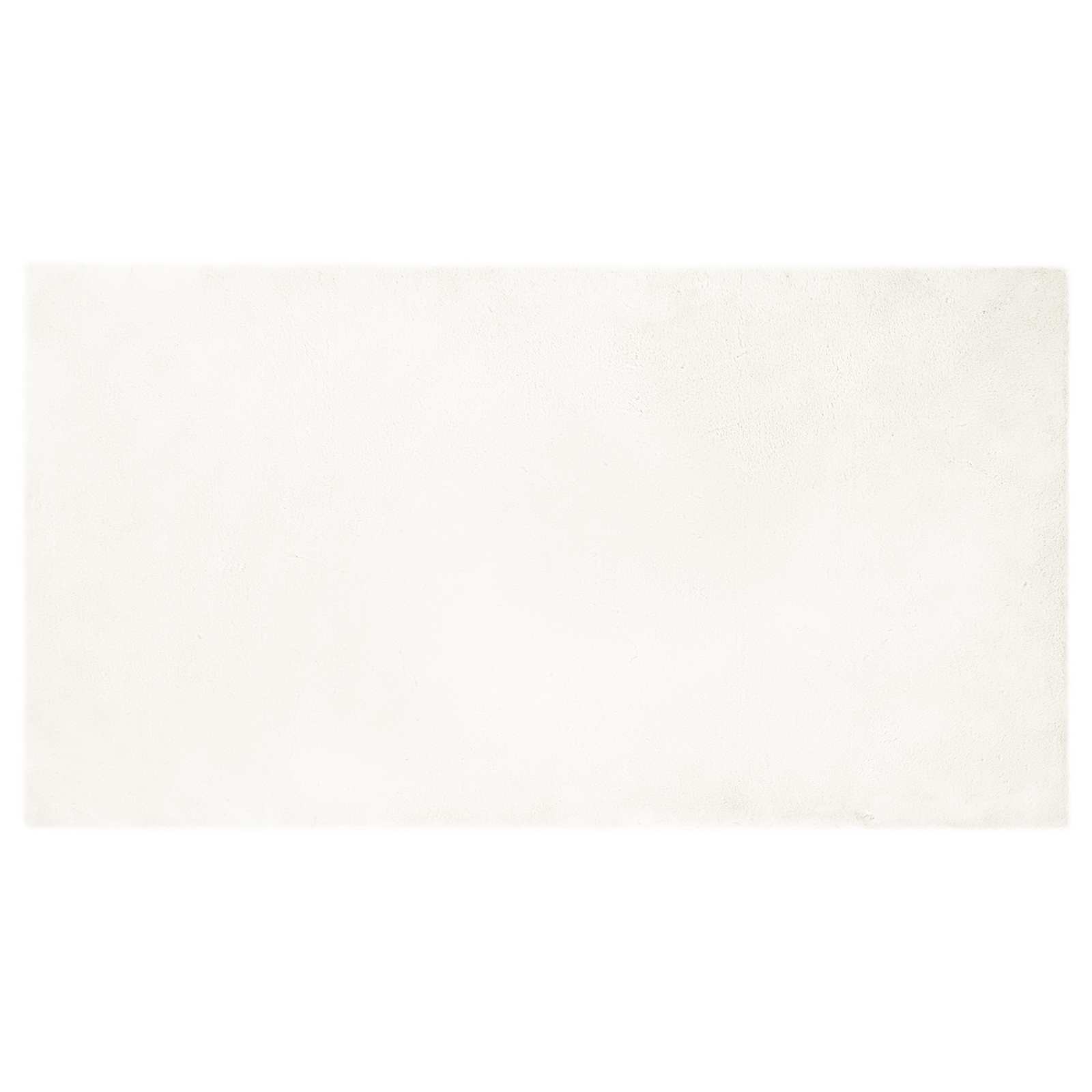 VidaXL tapis en fausse fourrure de lapin crème huileuse 80 x 150 cm polyester