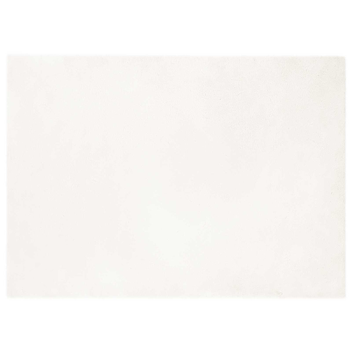 VidaXL tapis en fausse fourrure de lapin crème huileuse 240 x 340 cm polyester