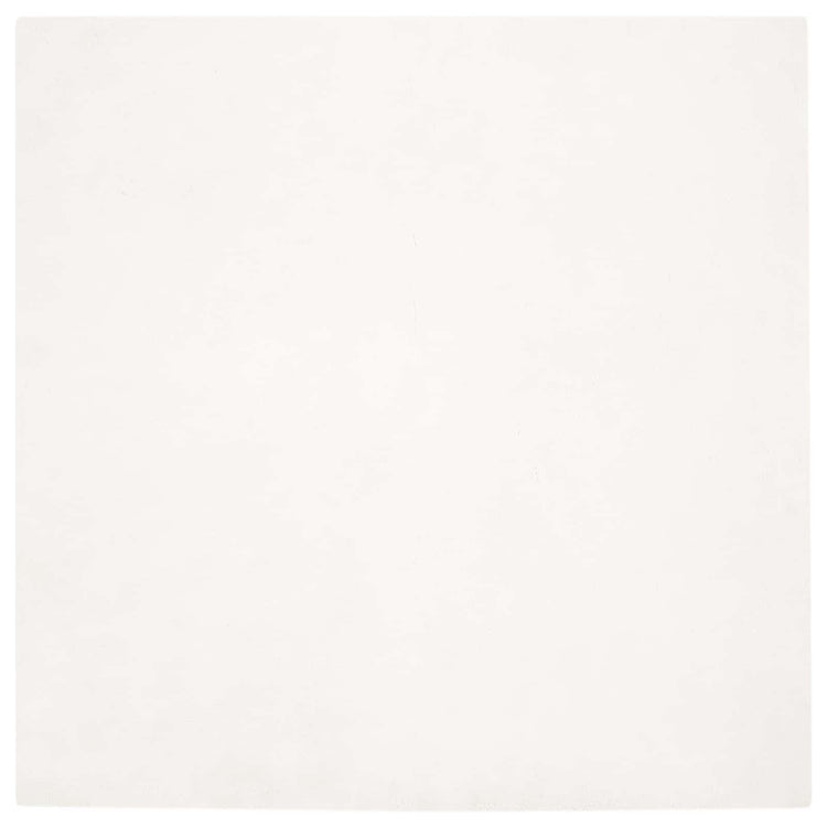 VidaXL tapis en fausse fourrure de lapin crème huileuse 200 x 200 cm polyester