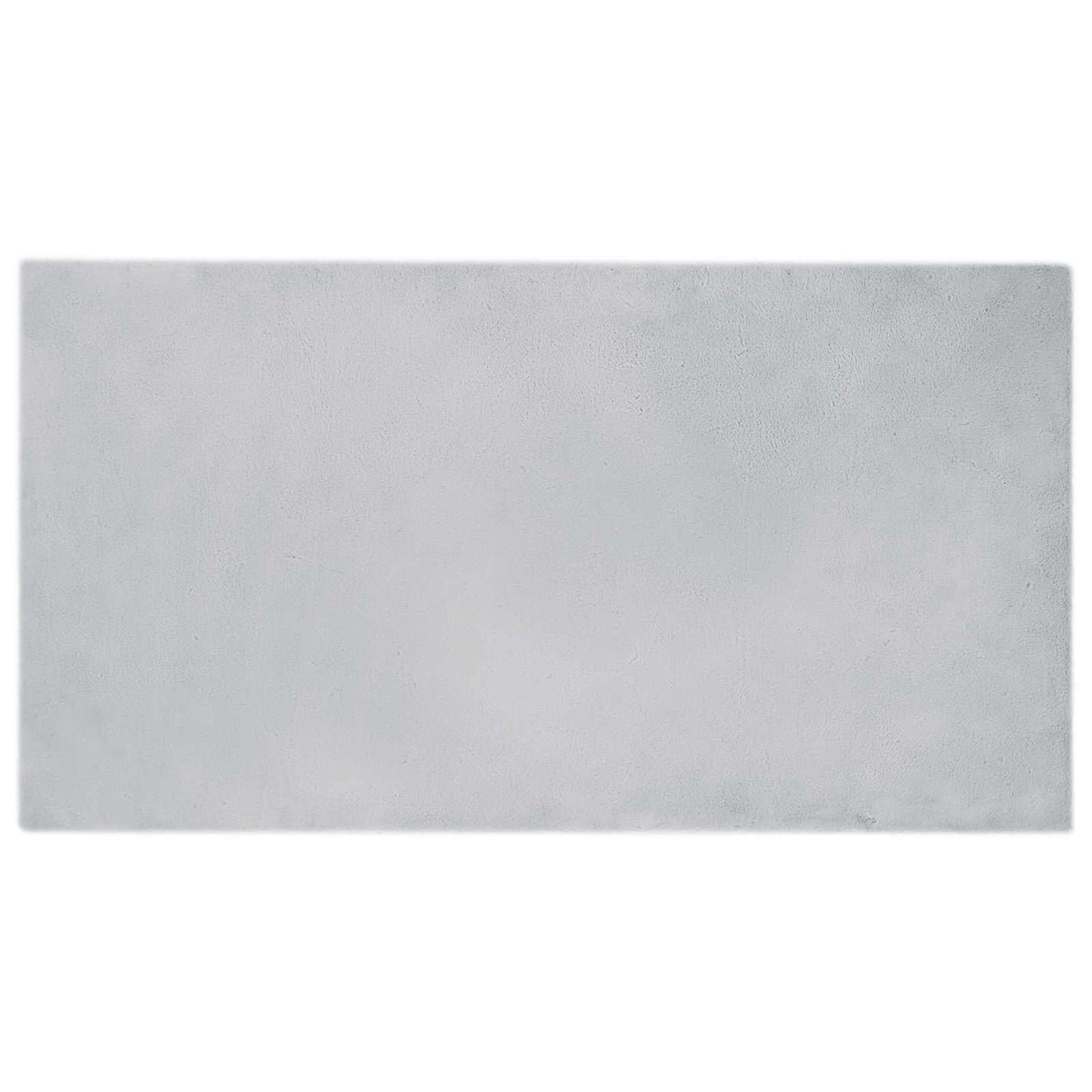 VidaXL tapis en fausse fourrure de lapin gris huile 60 x 110 cm polyester