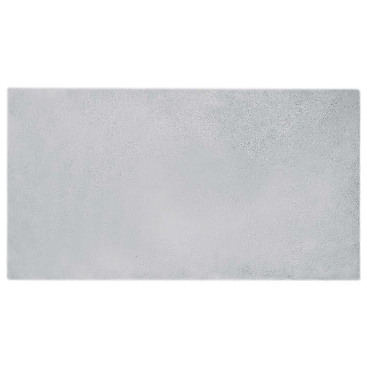 VidaXL tapis en fausse fourrure de lapin gris huile 80 x 150 cm polyester