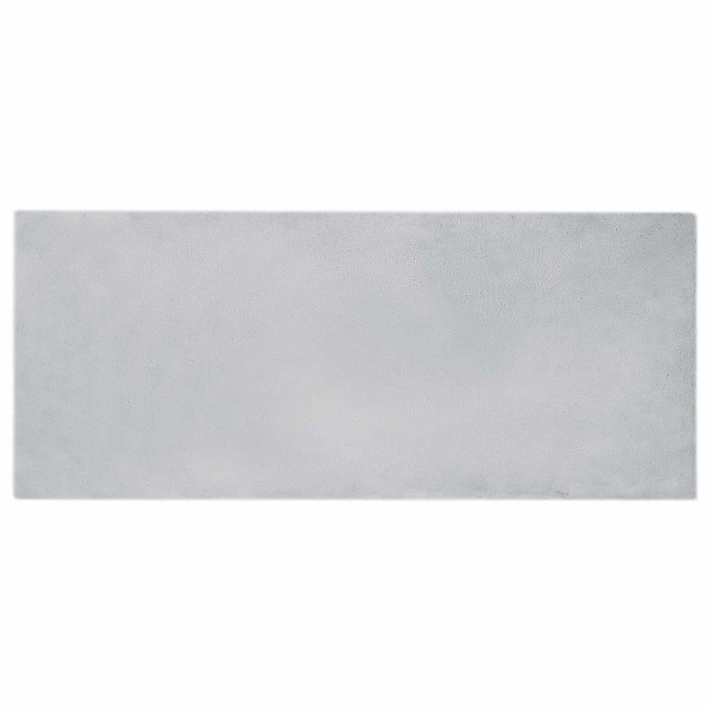 VidaXL tapis en fausse fourrure de lapin gris huile 80 x 200 cm polyester