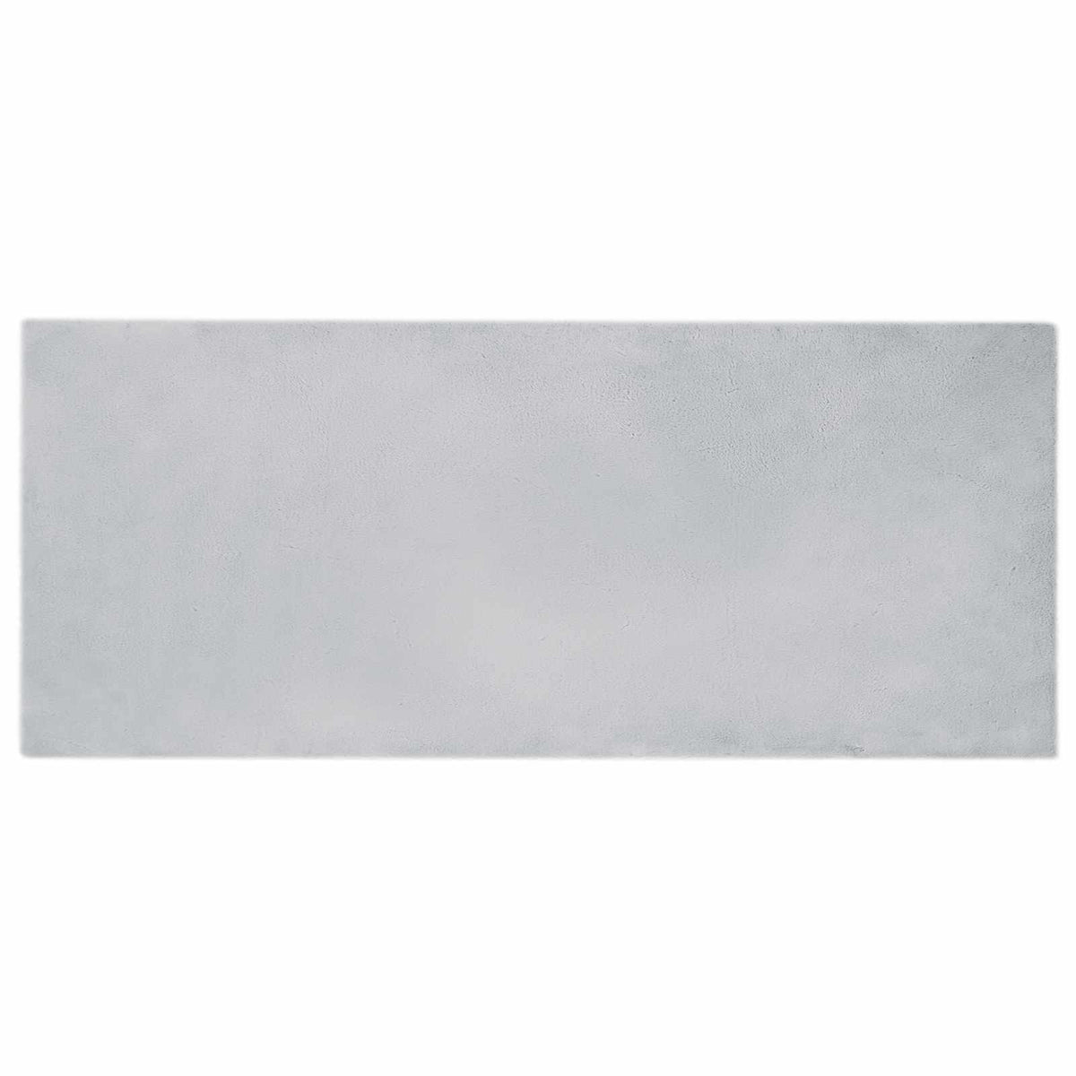 VidaXL tapis en fausse fourrure de lapin gris huile 80 x 200 cm polyester