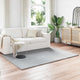 VidaXL tapis en fausse fourrure de lapin gris huile 140 x 200 cm polyester