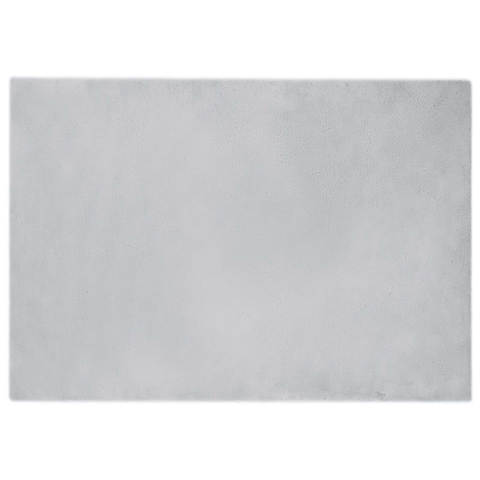 VidaXL tapis en fausse fourrure de lapin gris huile 160 x 230 cm polyester