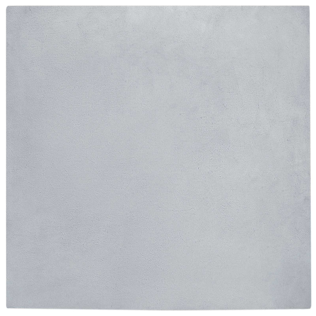 VidaXL tapis en fausse fourrure de lapin gris huile 160 x 160 cm polyester