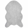 VidaXL tapis en fausse fourrure de lapin gris huile 80 x 120 cm polyester