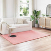 VidaXL tapis en fausse fourrure de lapin rose huile 160 x 230 cm polyester