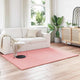 VidaXL tapis en fausse fourrure de lapin rose huile 160 x 230 cm polyester