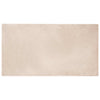 VidaXL tapis en fausse fourrure de lapin taupe huileux 80 x 150 cm polyester