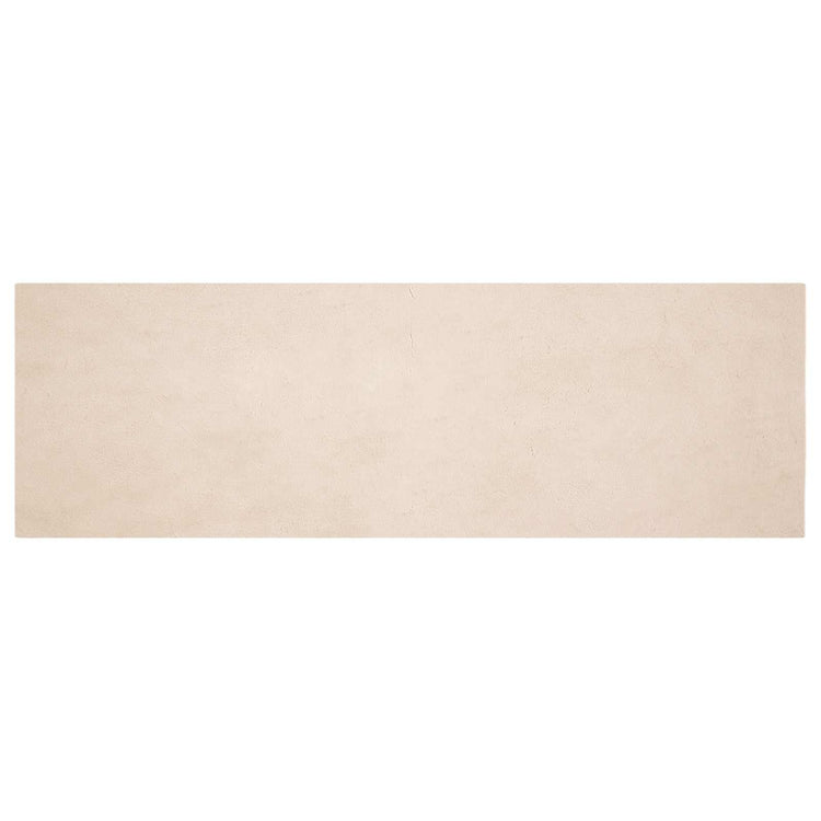 VidaXL tapis en fausse fourrure de lapin taupe huileux 80 x 250 cm polyester