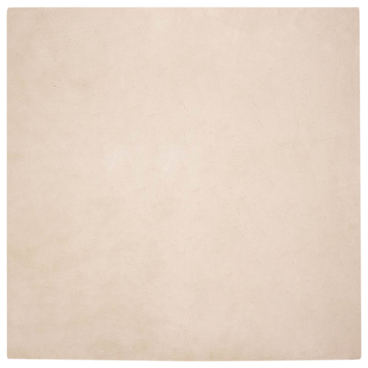 VidaXL tapis en fausse fourrure de lapin taupe huileux 200 x 200 cm polyester