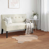 VidaXL tapis en fausse fourrure de lapin taupe huileux 60 x 90 cm polyester