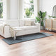 VidaXL tapis en fausse fourrure de lapin huile anthracite 80 x 250 cm polyester