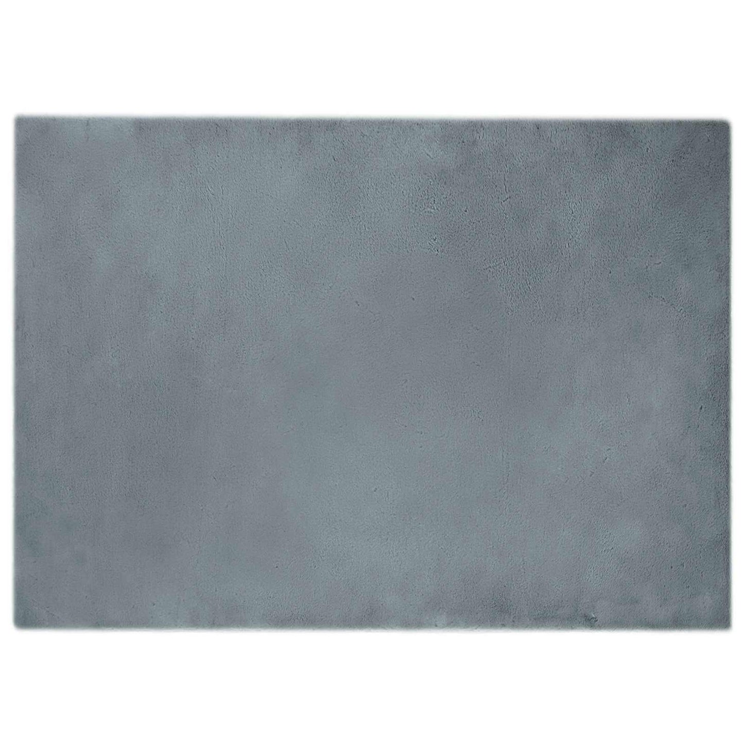 VidaXL tapis en fausse fourrure de lapin huile anthracite 200 x 280 cm polyester