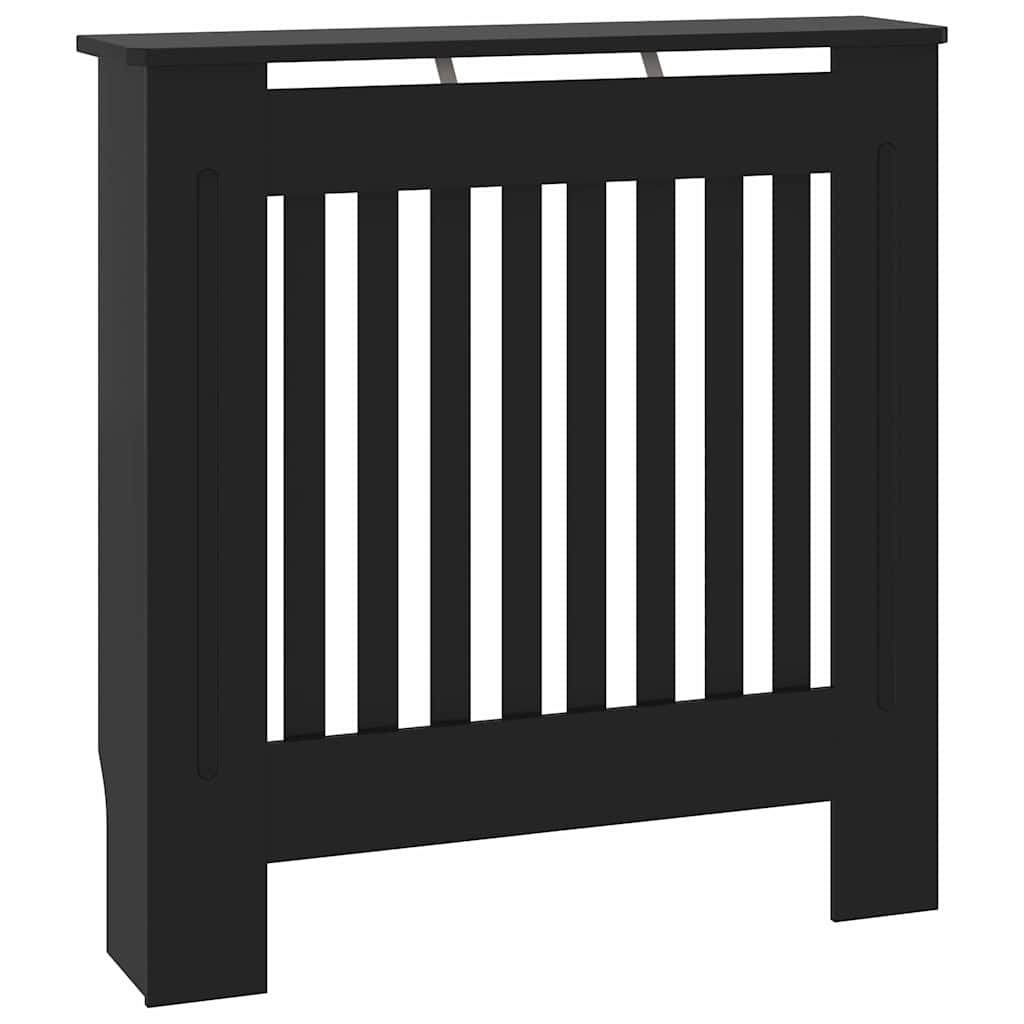 Vidaxx cache radiateur noir 78 x 19 x 81,5cm bois d'ingénierie