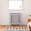 Vidaxx cache radiateur gris 78 x 19 x 81,5cm bois d'ingénierie