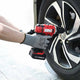 Vidaxl gants de travail 12 pcs gris et noir 7 s polyester