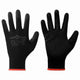VidaXL gants de travail 24 pcs noir 7 s polyester