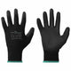 VidaXL gants de travail 12 pcs noir 11 xxl polyester