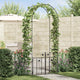 Arche de jardin VidaXL avec serrure noir 102 x 50 x 218 cm