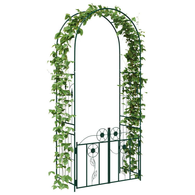 Vidaxxl arche de jardin avec serrure vert 102 x 50 x 218 cm