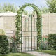Vidaxl arche de jardin uni vert 115 x 37 x 226 cm