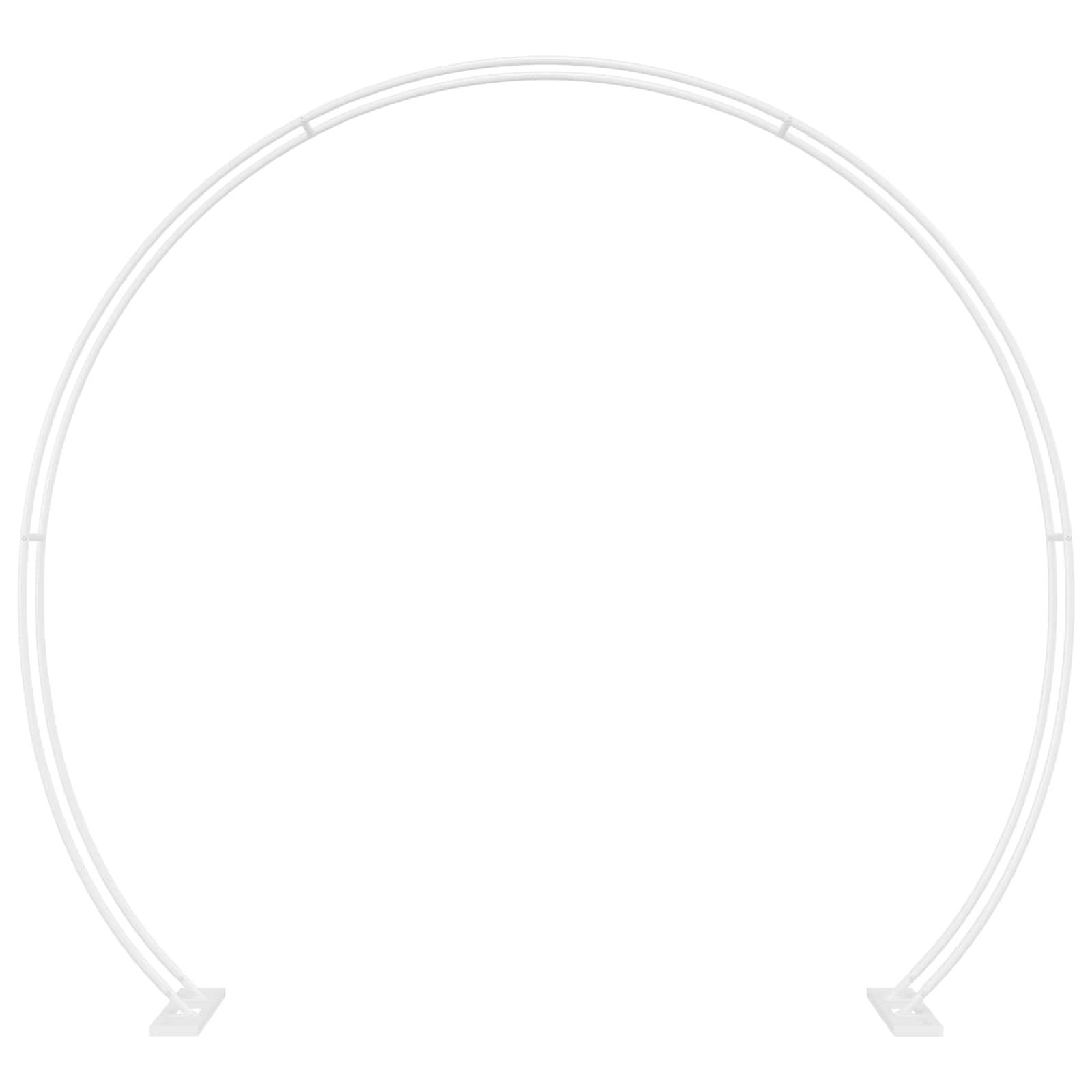 Vidaxx arche de mariage blanc 223 x 45 x 201 cm acier