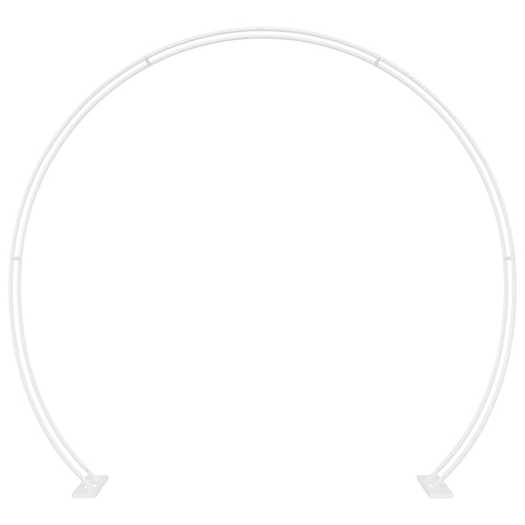 Vidaxx arche de mariage blanc 223 x 45 x 201 cm acier