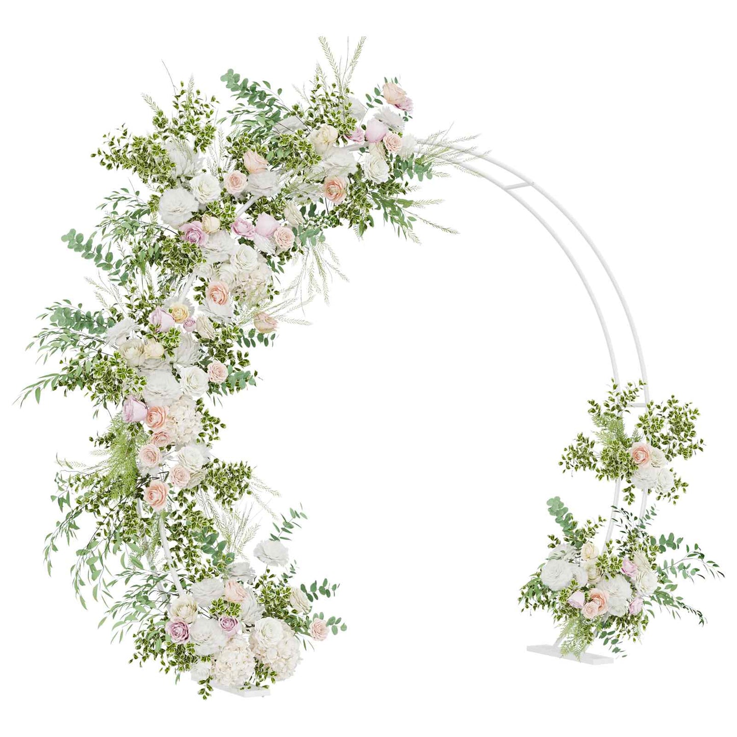 Vidaxx arche de mariage blanc 223 x 45 x 201 cm acier