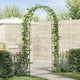 VidaXL Arche de jardin fleurs noir 115 x 37 x 231 cm