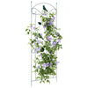 Vidaxl clôture de jardin 3 pcs vert 110 x 40 cm acier