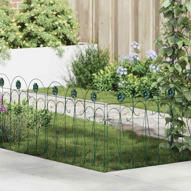 Vidaxl treillis de clôture de jardin vert 305,5 x 55,5 x 0,3 cm
