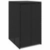 Vidaxx poubelle noir 65 x 80 x 115 cm polyéthylène