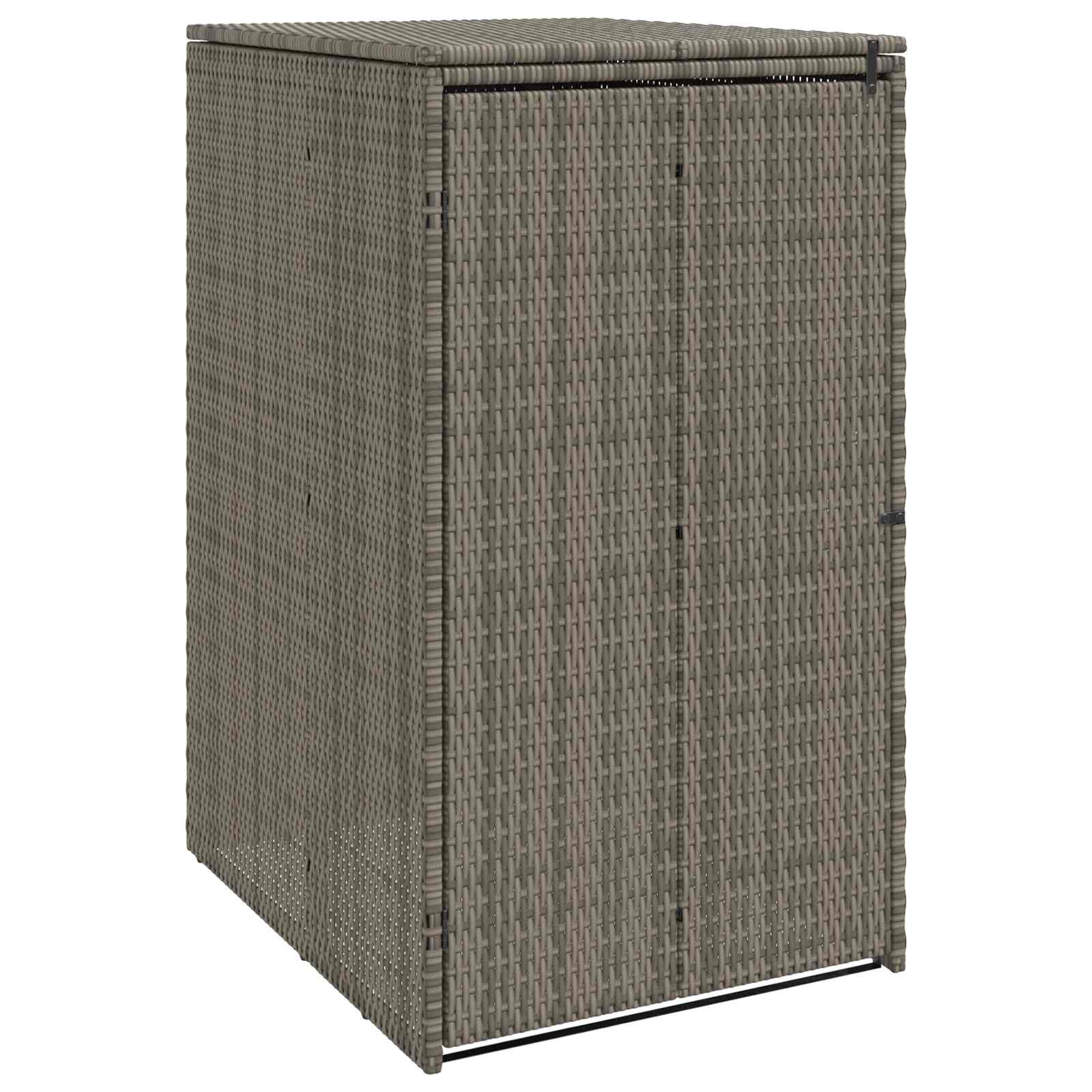 Vidaxx poubelle gris 65 x 80 x 115 cm polyéthylène