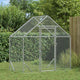 Vidaxl poulailler argent 170 x 100 x 177 cm acier galvanisé