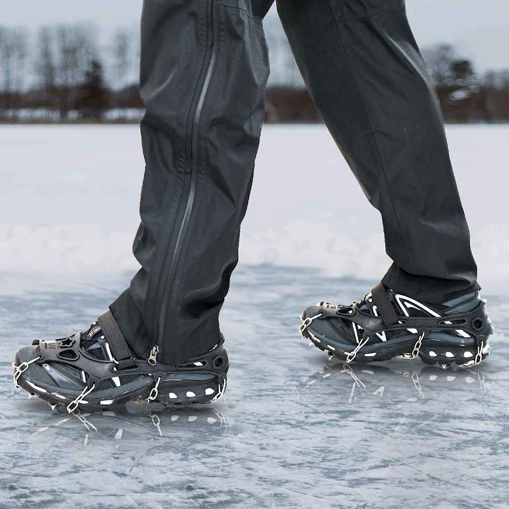 Vidaxl pinces à glace pour chaussures noir s